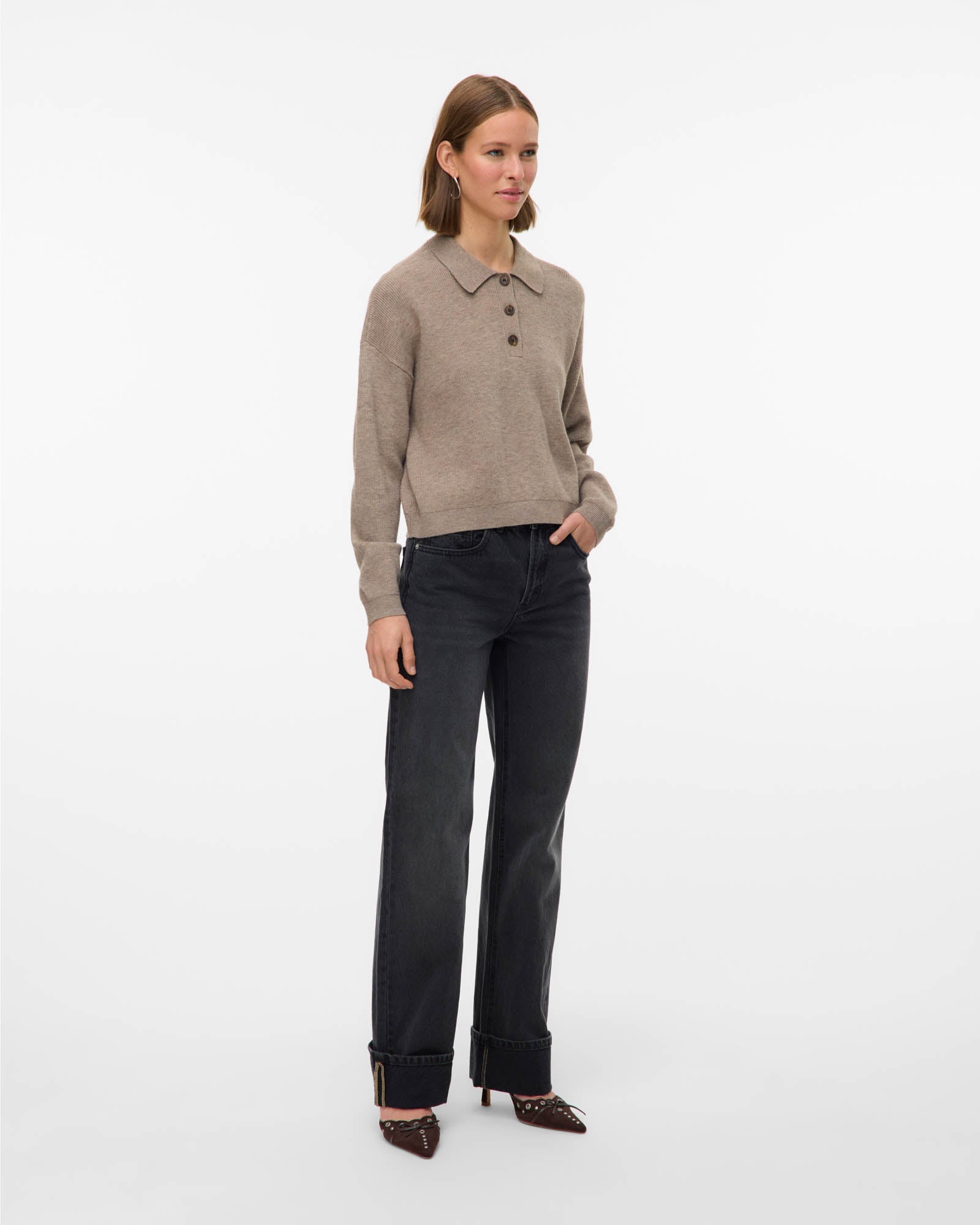 VMEXCITING POLO NECK PULLOVER